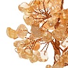 Christmas Natural Yellow Quartz Chips Tree Decorations DJEW-K028-01D-3