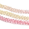 Transparent Painted Glass Beads Strands LS-DGLA-A034-T1mm-A09-4