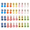 40Pcs 10 Styles Resin Evil Eye & Cat Eye Pendants FIND-TA0004-25-3