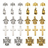 Kissitty 100Pcs 10 Style  Tibetan Style Alloy Pendants FIND-KS0001-22-11