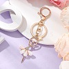 Alloy Rhinestone Keychains KEYC-JKC01019-2