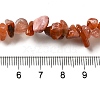 Natural South Red Agate Chips Bead Strands G-M205-40-3