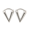 316 Surgical Stainless Steel Hoop Earrings EJEW-D096-11A-AS-1