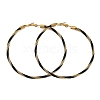 Ion Plating(IP) 304 Stainless Steel Ring Hoop Earrings for Women EJEW-M023-08E-1