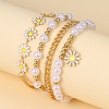 Bohemian Beach Daisy Bracelet Set 5-piece YE1112-2-1