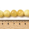 Natural Yellow Jade Beadd Strands G-A274-A01-12mm-5
