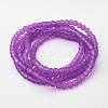 Baking Paint Transparent Glass Bead Strands X-GLAA-S031-4mm-36-2