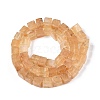 Watermelon Stone Glass Beads Strands G-T139-8x8-06A-2