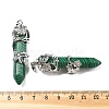 Synthetic Malachite Big Pointed Pendants G-A172-16F-3