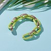 Handmade Opaque Acrylic Cable Chains AJEW-JB00890-03-3