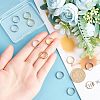 12pcs 2 Colors 304 Stainless Steel Bead Frames STAS-UN0023-58-2