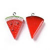 Opaque Resin Fruit Pendants RESI-H144-07-1