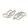 Non-Tarnish 201 Stainless Steel Pendants STAS-A084-12P-2