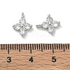 SHEGRACE Brass Cubic Zirconia Charms XGRQ4H448-680P-A-3