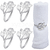 16Pcs Christmas Theme Alloy Napkin Rings AJEW-GF0013-16P-7