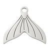 Non-Tarnish 304 Stainless Steel Pendants STAS-B056-10P-06-1