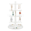 4 Tier Rotatable Plastic Earring Display Tree Stands ODIS-WH0038-41-1