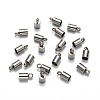 Tarnish Resistant 304 Stainless Steel Cord Ends X-STAS-M242-12-2