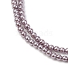 Electroplated Shell Pearl Beads Strands BSHE-G041-2mm-02-3