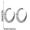 Iron Stud Earrings for Women WG0105C-01-4