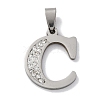 201 Stainless Steel Pendants STAS-Q342-53P-C-1