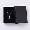 Unicorn Brass Pendant Necklaces NJEW-JN02575-M-7