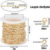 Brass Bar Link Chains Making MAK-CA0001-08G-2
