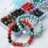 DIY Natural & Synthetic Mixed Gemstone Stretch Bracelets Making Kits DIY-YW0008-97-3