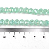 Baking Electroplate Glass Beads Strands LS-DGLA-A039-J8mm-B07-4