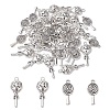 40Pcs 2 Styles Tibetan Style Alloy Pendants TIBEP-YW0001-78-1