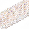 Natural Nucleated Pearl Beads Strands PEAR-N016-03B-1