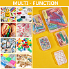 32Pcs 4 Styles Transparent Plastic Storage Boxes CON-BC0007-95-5