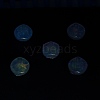 UV Plating Luminous Transparent Acrylic Beads OACR-P010-05A-4