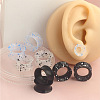 4 Pairs 4 Colors Silicone Ear Gauges WG56CA4-01-2