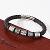 Braided Microfiber Leather Cord Bracelets BJEW-D304-16P-03-5