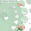 24Pcs Mirror Surface Acrylic Wine Glass Charms AJEW-BC00007-4