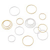 Yilisi Brass Linking Rings KK-YS0001-03-6