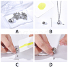 1Pc 304 Stainless Steel Heart Pendant Urn Ashes Necklaces NJEW-CN0001-20P-5