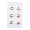 304 Stainless Steel Ear Studs EJEW-G210-01-1