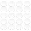 Flat Round Acrylic Chassis Display Pedestals DIY-FG0005-55A-1