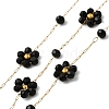 Handmade 304 Stainless Steel Beaded Chains CHS-L031-08G-03-1