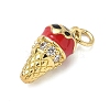 Brass Micro Pave Cubic Zirconia Pendants LS-KK-H255-03G-01-2