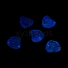 UV Plating Luminous Transparent Acrylic Beads OACR-C001-06-6