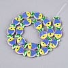 Dyed & Heated Glass Enamel Beads GLAA-T023-45A-2