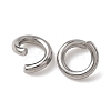 Tarnish Resistant 304 Stainless Steel Open Jump Rings STAS-R049-4x0.8mm-3