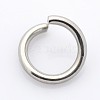 Tarnish Resistant 304 Stainless Steel Open Jump Rings STAS-E066-02-4mm-1