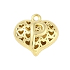 Hollow Brass Pendants for Valentine's Day KK-M289-03P-G-1