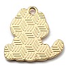 Printed Alloy Pendants ENAM-L042-04G-03-2