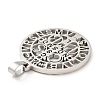 201 Stainless Steel Pendant STAS-E015-14P-3