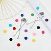 2Pcs 2 Styles 316 Surgical Stainless Steel Rhinestone Diffuser Locket Slider Bracelets BJEW-FI0001-84B-4